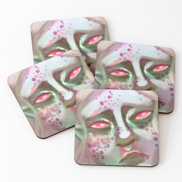 Item preview, pretty sad garden fairy with ladybugs and freckles designed and sold by shoplollyloops.