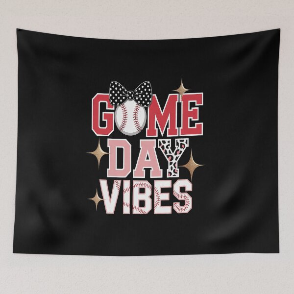Item preview, Game Day Vibes Mama Coquette Bow Baseball Softball Cheer Mom designed and sold by Rrettgison.