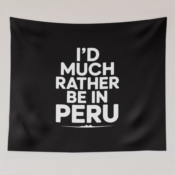 Artikelvorschau, Ich wäre viel lieber in Peru. entworfen und verkauft von sonlylya.