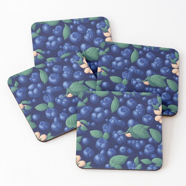 Item preview, Blueberry Seamless Pattern designed and sold by FANTASTIC-N.