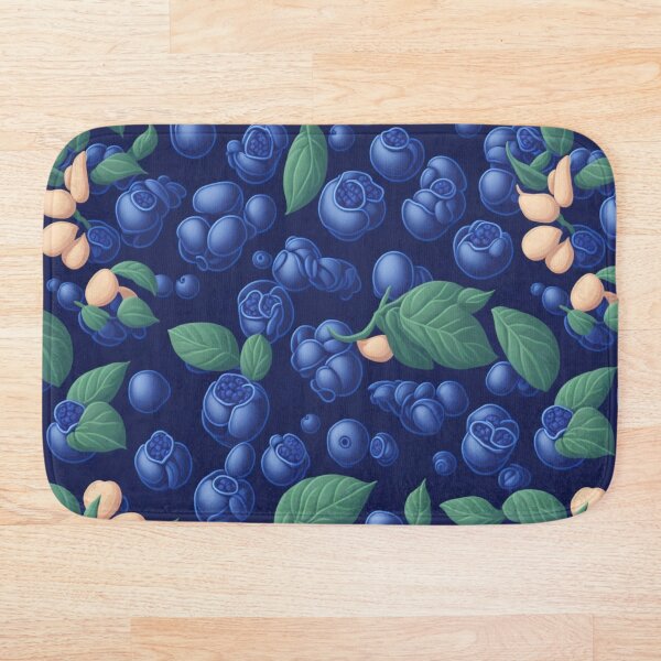 Item preview, Blueberry Seamless Pattern designed and sold by FANTASTIC-N.