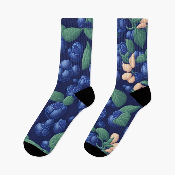 Item preview, Blueberry Seamless Pattern designed and sold by FANTASTIC-N.