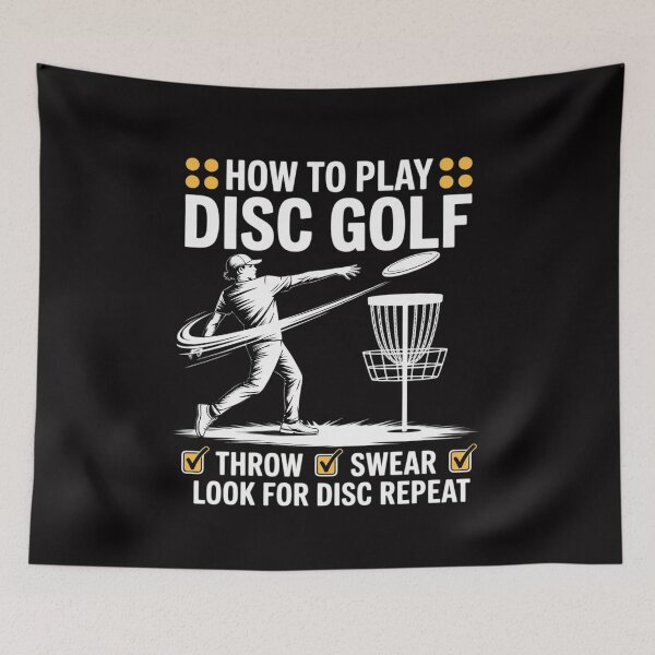 Item preview, How To Play Disc Golf Frisbee Disc Golfer Humor Disc Golfing designed and sold by sonlylya.