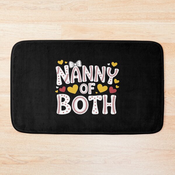 Item preview, Nanny Of Both Proud Softball Baseball Nanny Grandma designed and sold by Slwankol.