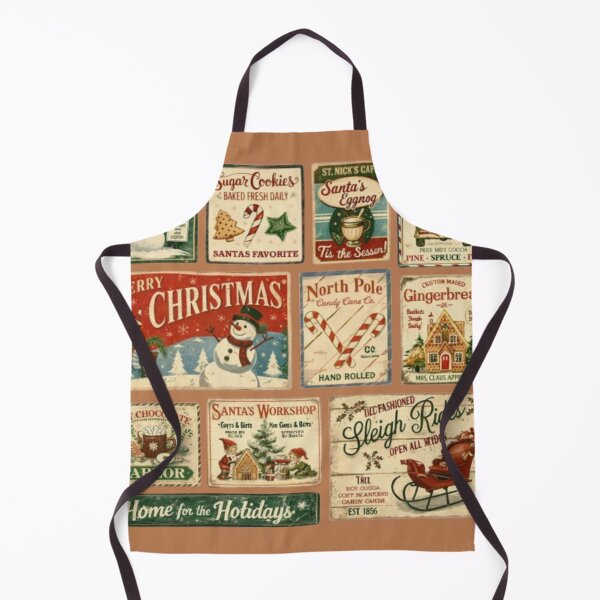 Item preview, Vintage Christmas Signs Design designed and sold by Lazy Planet.