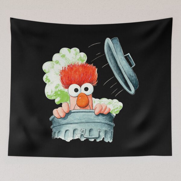 Item preview, The Muppets Beaker Hiding In Big Chest Portrait  designed and sold by roofvirgeli.