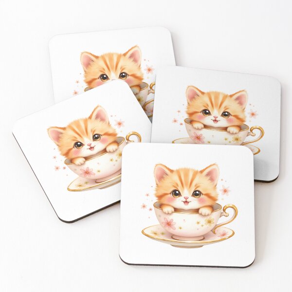 Item preview, Teacup Kitten designed and sold by Kuky Studio.
