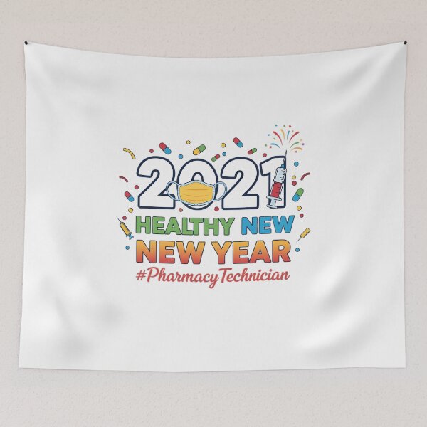 Item preview, Healthy New Year Pharmacy Tech designed and sold by Mues1966.