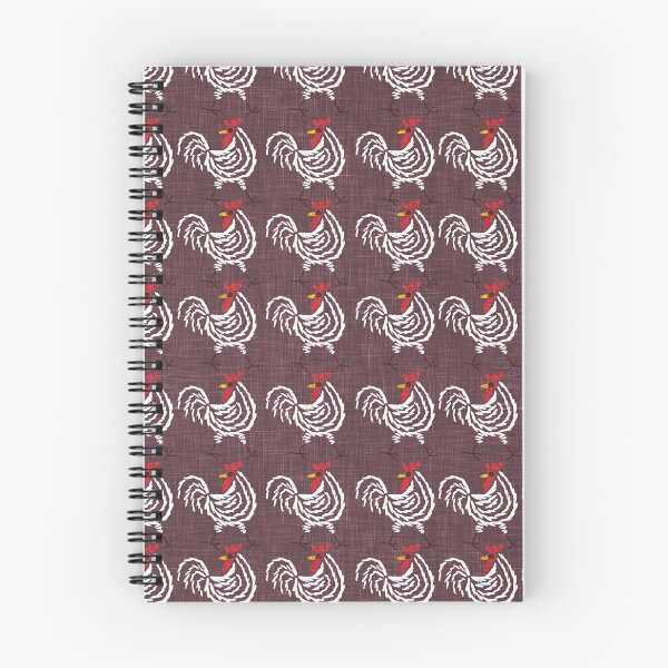 Item preview, Rustic Country Craft Chicken Rooster Pattern - Chocolate Brown designed and sold by LoveAlways-AEP.