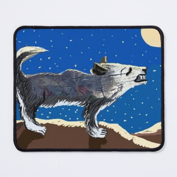 Item preview, The Howling Wolf designed and sold by pinkyjainpan.