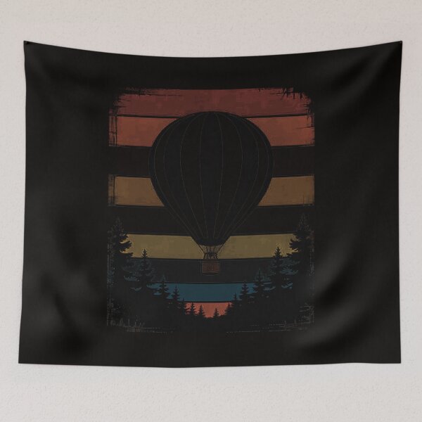 Item preview, Hot Air Balloon - Cool Sunset Ballooning Lovers Gift designed and sold by silladive.