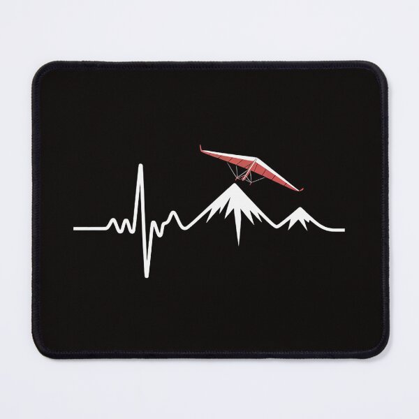Item preview, Hang gliding pilot heartbeat hang glider EKG designed and sold by silladive.