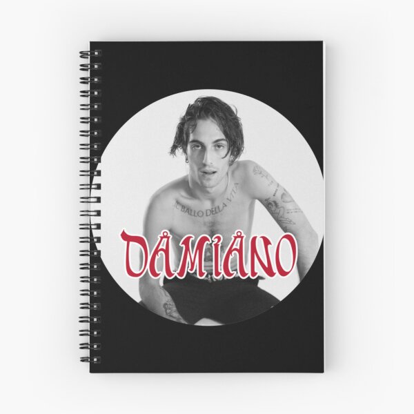 Item preview, Damiano David Iconic Tattoos & Red Typography - Edgy Rock Star Tribute designed and sold by AidanToma.