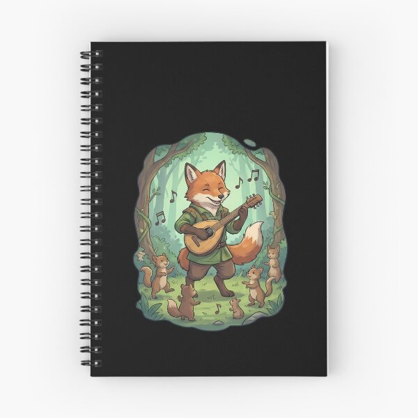 Item preview, Happy Fox Bard Forest Musician Woodland Animals designed and sold by k3rstman1.