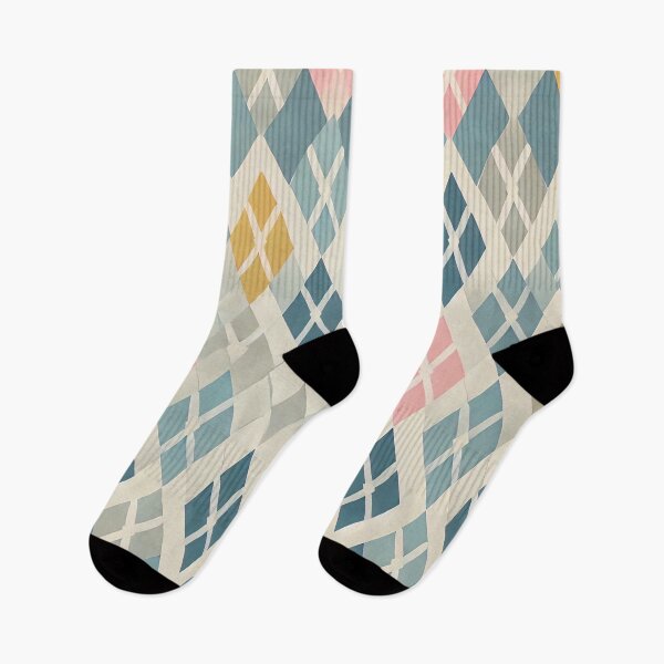 Item preview, Spring Harlequin Diamond Pattern Pastel Geometric Art Print designed and sold by PinUpPizzazz.
