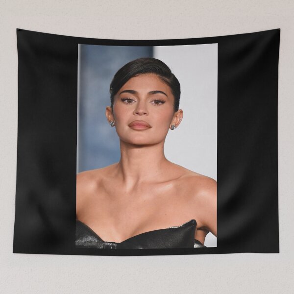 Item preview, Kylie Jenner Glamorous Hollywood Black Gown Portrait designed and sold by AidanToma.