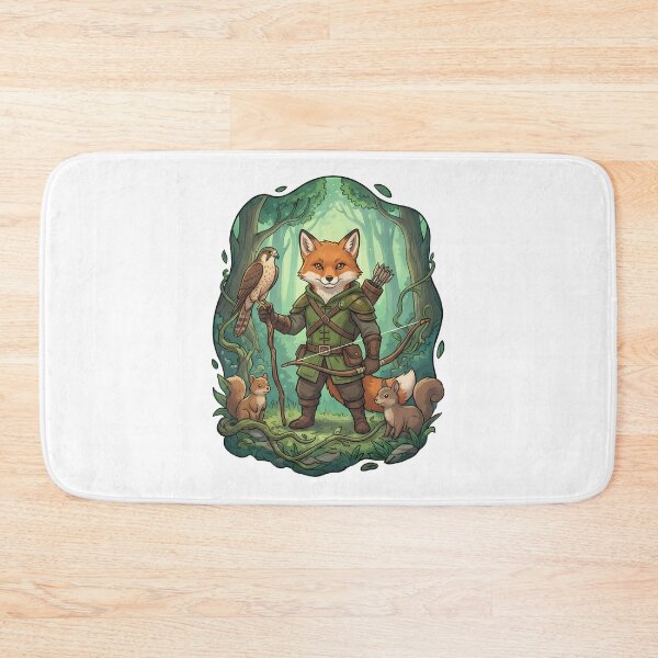 Item preview, Whimsical Fox Archer Woodland Hunter Falcon designed and sold by k3rstman1.
