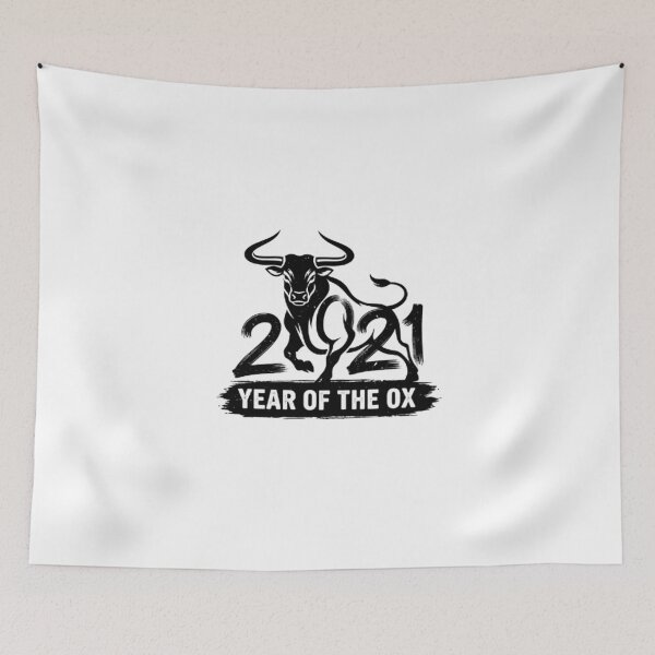 Item preview, Happy Ox New Year - Lunar New Year Painting designed and sold by Mues1966.
