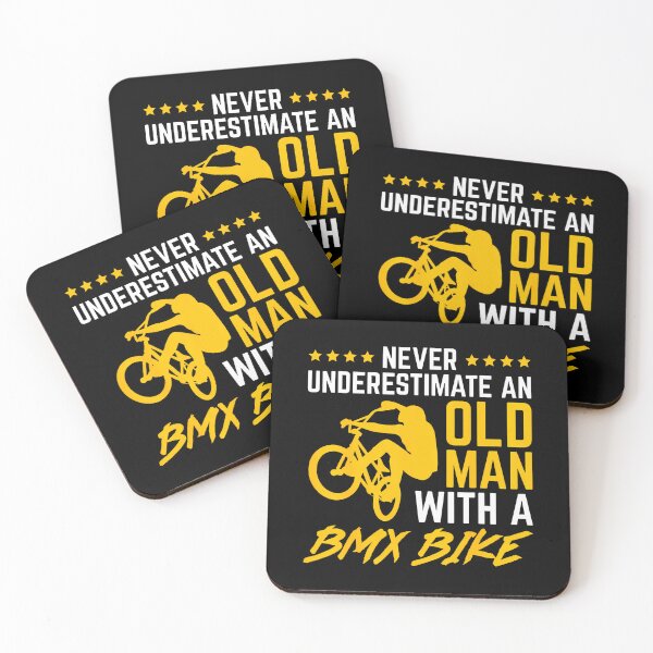 Item preview, Never Underestimate An Old Man With A Bmx Bike Bicycling designed and sold by heupelipocko.