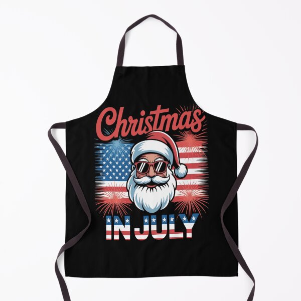 Item preview, Christmas In July Santa Sunglasses Proud 4th Of July US Flag designed and sold by RonnasJackson.