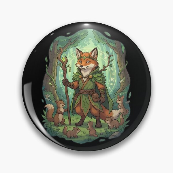 Item preview, Enchanted Forest Fox Wizard Magic designed and sold by k3rstman1.