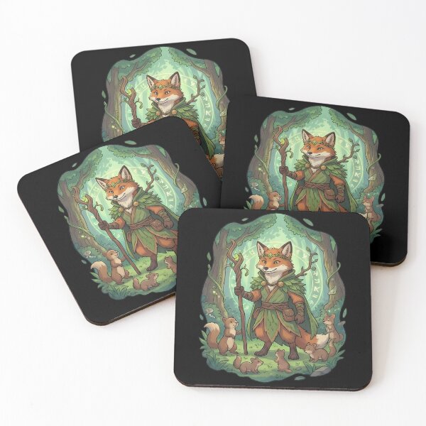 Item preview, Enchanted Forest Fox Wizard Magic designed and sold by k3rstman1.