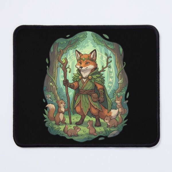 Item preview, Enchanted Forest Fox Wizard Magic designed and sold by k3rstman1.