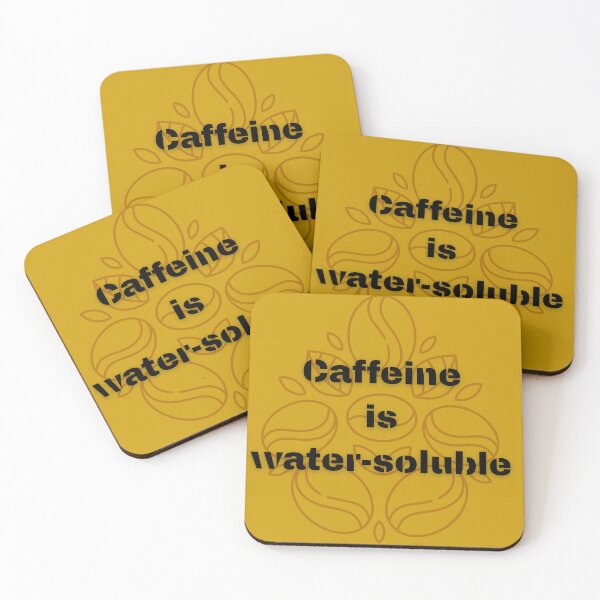 Item preview, Coffee Science Shirt – Caffeine Solubility Explained Tee designed and sold by ChameraDesign.