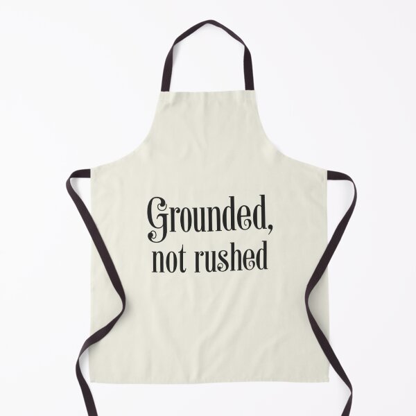 Item preview, Grounded, Not Rushed – Slow Living Minimal Quote designed and sold by Irene Catchmind.