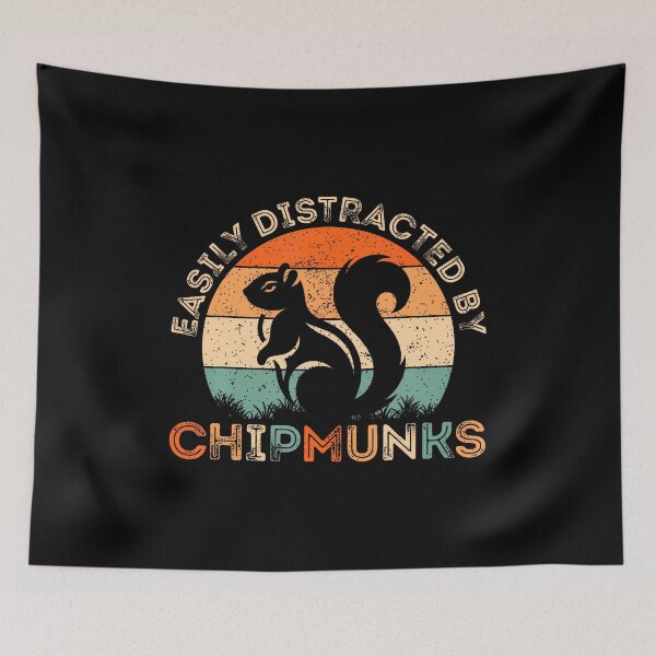 Item preview, Easily Distracted By Chipmunks Funny Chipmunk designed and sold by reeneregen.