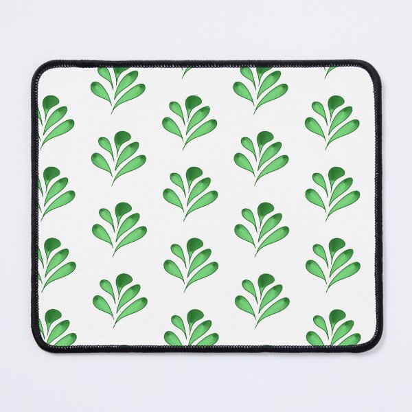 Item preview, Green five teardrop-shaped leaves with a gradient texture and a green outline designed and sold by MagicMaker1984.