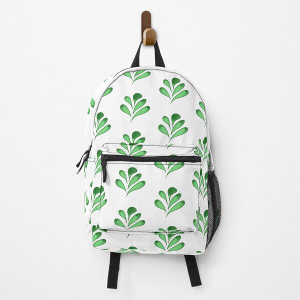 Item preview, Green five teardrop-shaped leaves with a gradient texture and a green outline designed and sold by MagicMaker1984.
