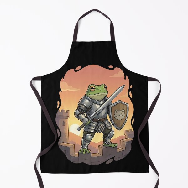 Item preview, Brave Frog Knight Castle Warrior Fantasy designed and sold by k3rstman1.