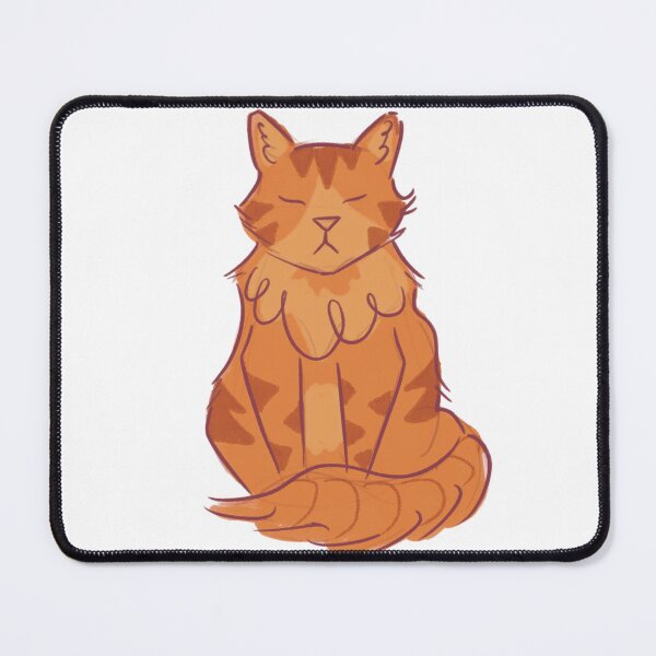 Item preview, Serene Marmalade Cat With No Thoughts designed and sold by arrowofthyme.