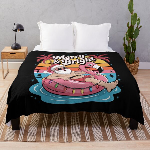 Artikelvorschau, Weihnachtsshirt im Juli, Weihnachtsmann, Flamingo, Sommerweihnachten entworfen und verkauft von RonnasJackson.