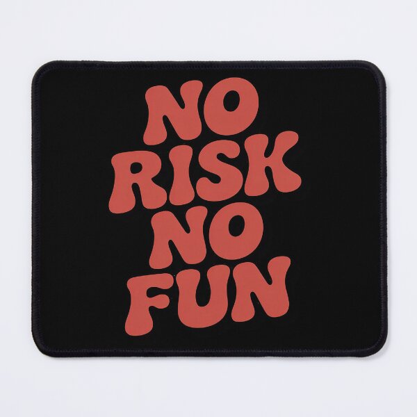 Item preview, No Risk No Fun, Motivational Typography Cool designed and sold by genkihikki.