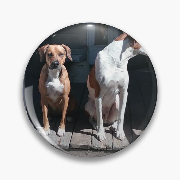 Item preview, Two Dogs chilling on a Porch designed and sold by Snails in the Ocean.