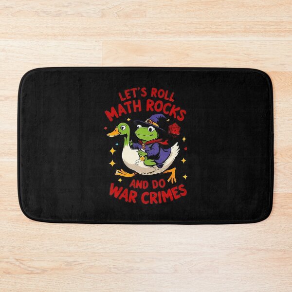 Item preview, Funny Frog Goose Let's Roll Math Rocks And Do War Crimes designed and sold by mischwpwarso.