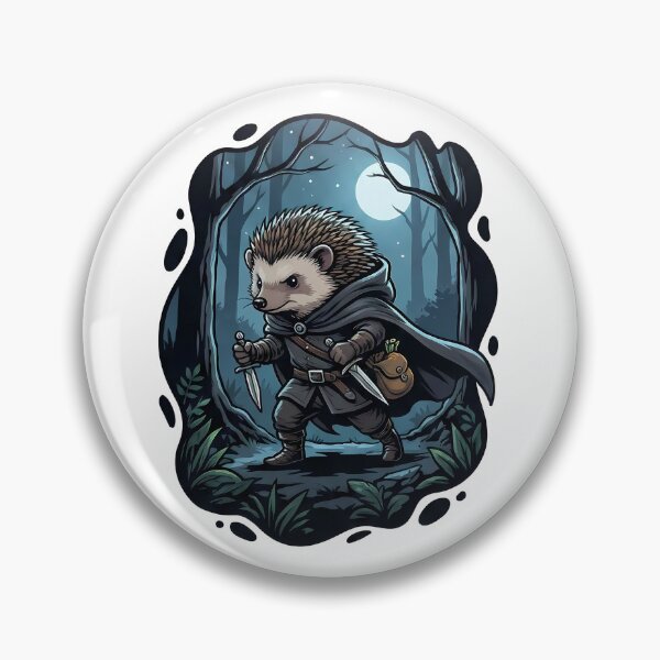 Item preview, Hedgehog Rogue Assassin Moonlit Forest Adventure designed and sold by k3rstman1.