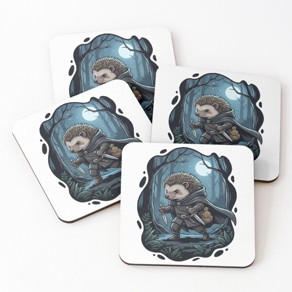 Item preview, Hedgehog Rogue Assassin Moonlit Forest Adventure designed and sold by k3rstman1.