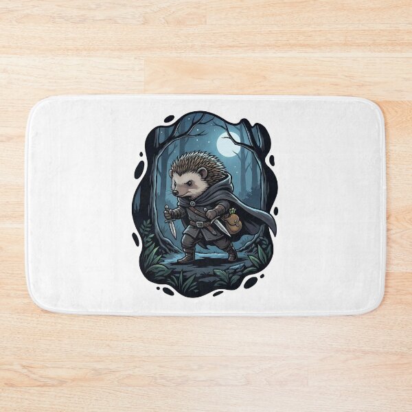 Item preview, Hedgehog Rogue Assassin Moonlit Forest Adventure designed and sold by k3rstman1.