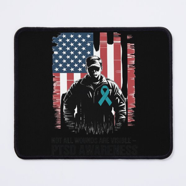 Item preview, Not All Wounds Are Visible - PTSD Awareness designed and sold by genkihikki.