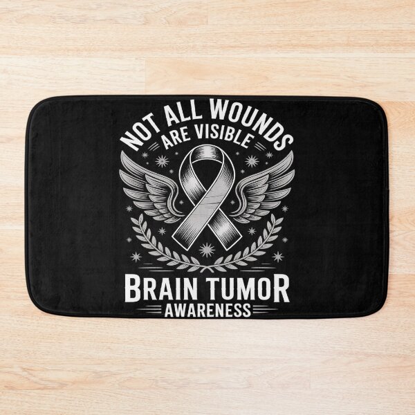 Item preview, Not All Wounds Are Visible Brain Tumor Awareness designed and sold by genkihikki.