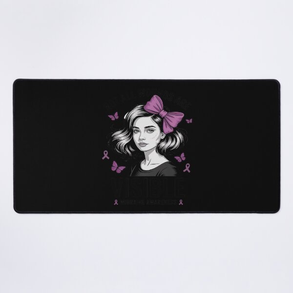 Item preview, Not All Wounds Are Visible Messy Bun migraine Awareness designed and sold by genkihikki.