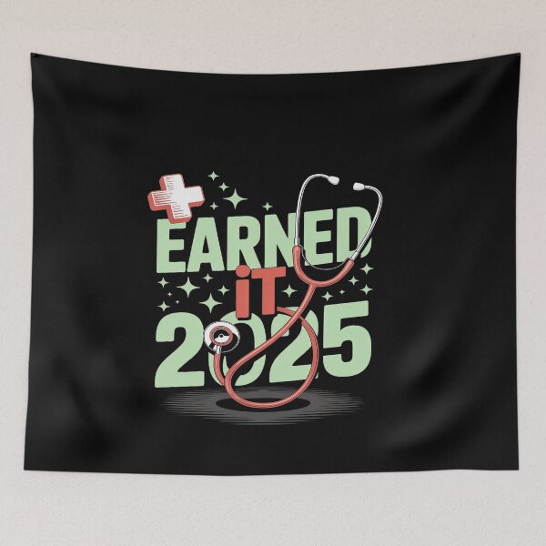 Item preview, Nurse Graduation 2025 Nursing Graduate Earned it Funny RN designed and sold by genkihikki.
