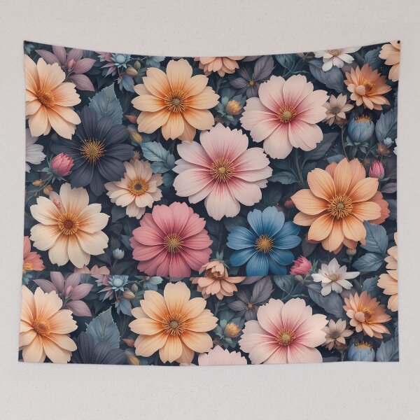 Item preview, Ava Enchanted Garden Vibrant Flowers Butterflies Love Peace designed and sold by ART ATTACK ZONE.