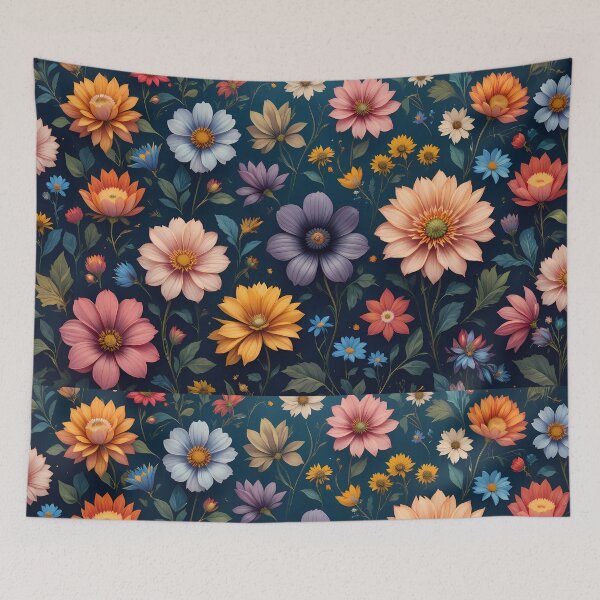 Item preview, Mia Enchanted Garden Vibrant Flowers Butterflies Love Peace designed and sold by ART ATTACK ZONE.