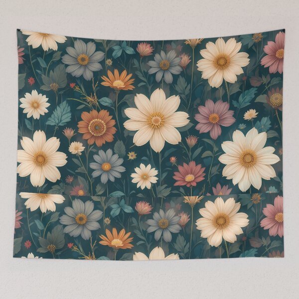 Item preview, Evelyn Enchanted Garden Vibrant Flowers Butterflies Love Peace designed and sold by ART ATTACK ZONE.