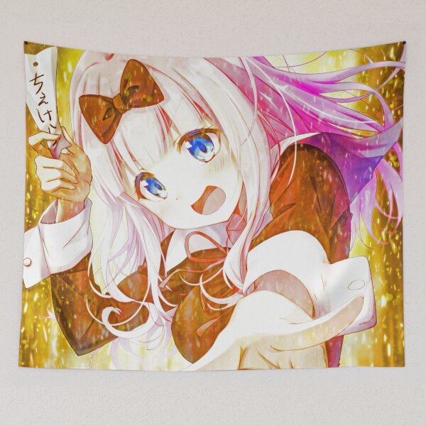 Item preview, Chika Fujiwara Kaguya Sama Love Is War Anime Girl Cheerful Pink Sparkles Cute designed and sold by Tokyonomad.
