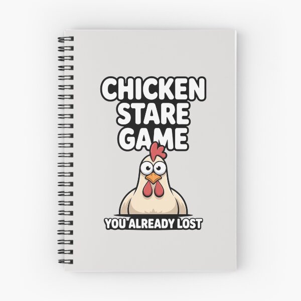 Item preview, Funny chicken stare game you already lost cartoon illustration designed and sold by Best-Designers.